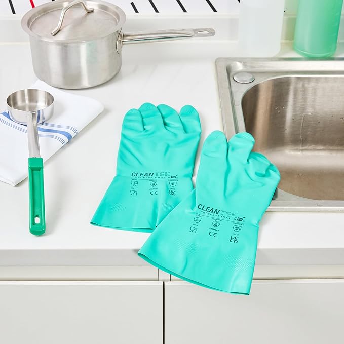 Restaurantware-Clean Tek Professional 15 Mil XXL Cleaning Gloves, 1 Pair Of - Image 7