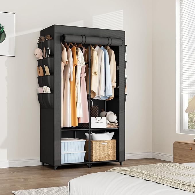 Portable Closet for Hanging Clothes, Portable Wardrobe Closet - Image 8