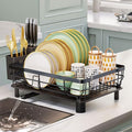 Iron Dish Drying Rack with Drainboard Dish Drainers by AIDERLY