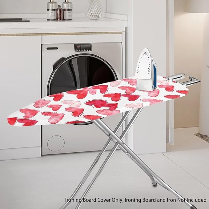 Heart Cartoon Ironing Board Cover Romantic Standard Size 15″x54″ Ironing Board - Image 2