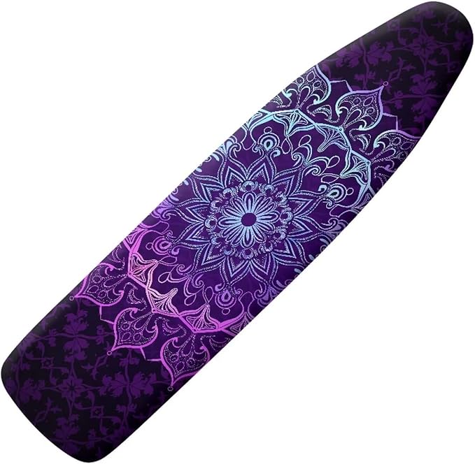 Home Ironing Board Cover, Boho Flower Heat Reflective Tie-Dye Ironing Board by Qznuberone