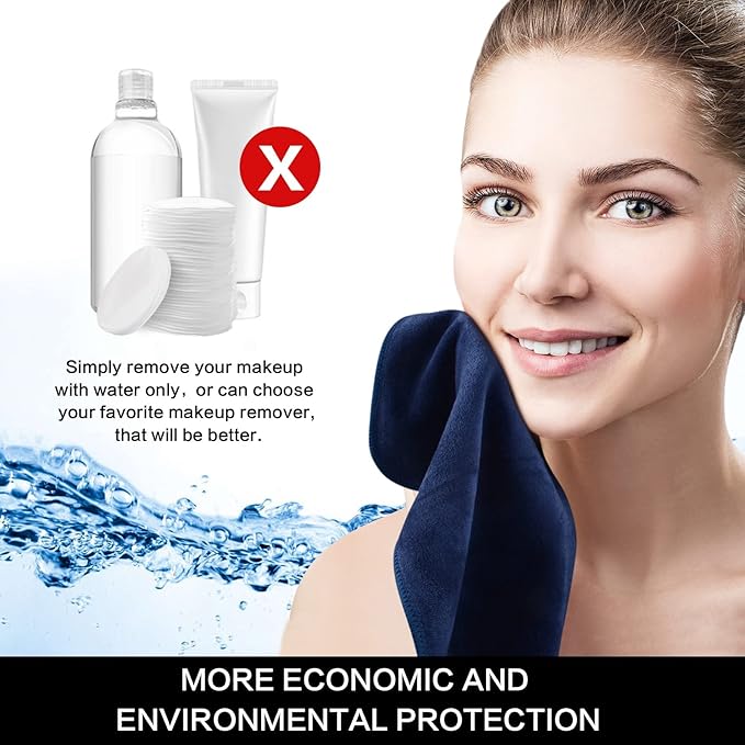 SINLAND Microfiber Facial Cloths Fast Drying Washcloth 12inch x 12inch - Image 5