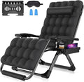 Suteck Oversized Zero Gravity Chair,33In XXL Lounge Chair w/Removable Cushion&Headrest, Reclining Camping Chair w/Upgraded Lock and Footrest, Reclining Patio Chairs Recliner for Indoor Outdoor,500LBS by Suteck