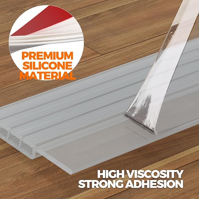 Holikme 2 Door Draft Stopper Sheets, Rolls & Strips Under Door Draft Blocker - Image 3