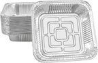 Non-Stick Disposable Air Fryer Aluminum Foil Liners Square 50PCS, Oil-Proof by ANQIA