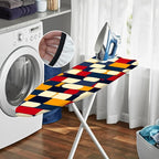 Nuxovilar Abstract Colorful Geometric Blocks Ironing Board Cover, This Cover - Image 6