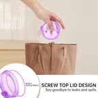 Leakproof Denture Case Purple Denture Soaking Cup - Image 6