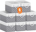 Fab totes Storage Bins, Foldable Storage Baskets by Fabtotes
