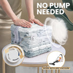 TAILI 8 Pack Vacuum Storage Bags, Cube Space Saver Bags Combo, Vacuum Seal Bags - Image 3