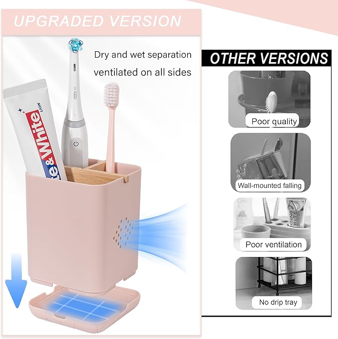 Toothbrush Holders for Bathrooms, Electric Toothbrush Holder Kids Toothbrush - Image 5