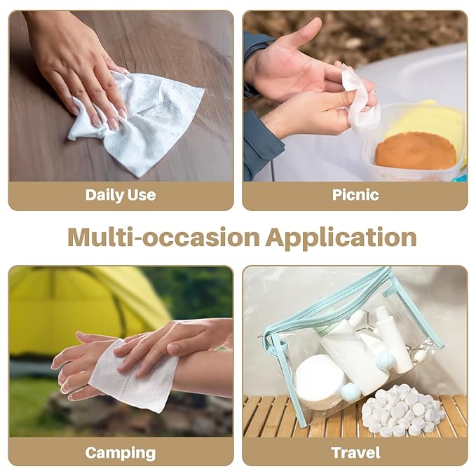 100 Compressed Towel Tablets - Image 7