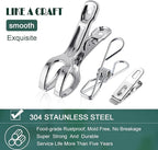 Stainless Steel Clothes Pins Heavy Duty Outdoor, Mini Laundry Clothespins - Image 2