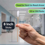 50 Biodegradable Long Cotton Swabs - Image 2