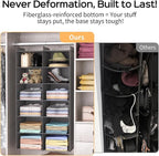 Space-Saving Hanging Closet Storage Organizer – Dual-Row Foldable Shelves - Image 5