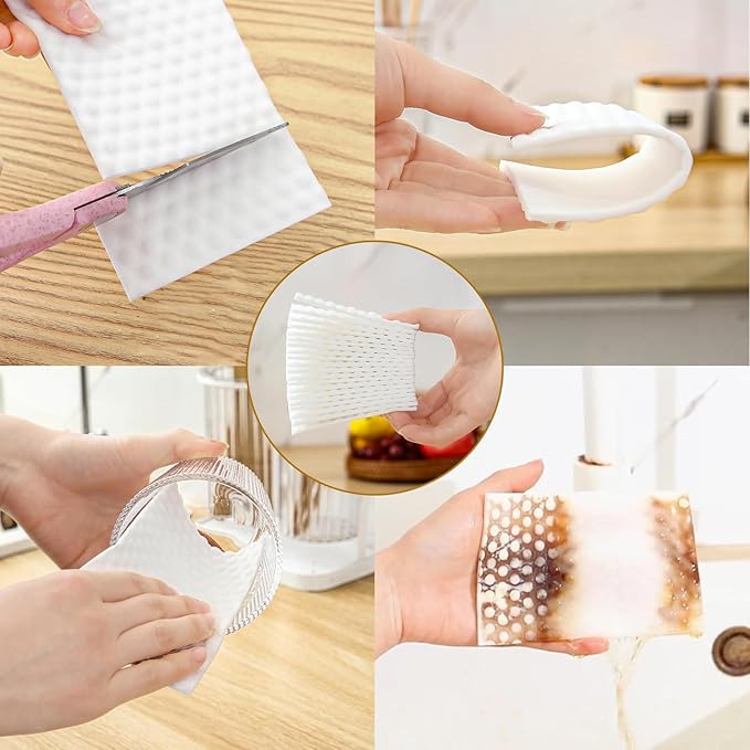Magic Sponge Eraser Sheets, Thin Disposable Magic Cleaning Pads Wipes - Image 8