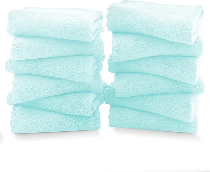 TENSTARS 12 Pack Premium Washcloths Set by TENSTARS
