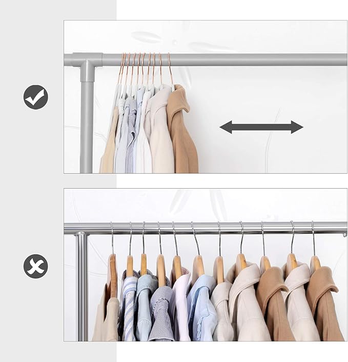 SONGMICS Slim Velvet Hangers, Non-Slip Clothes Hangers - Image 3