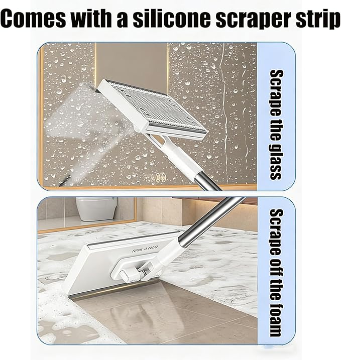 Snap Grip Mini Mop, Clever Zero Touch Cloth Changing Mini Mops, 39 Inch - Image 5
