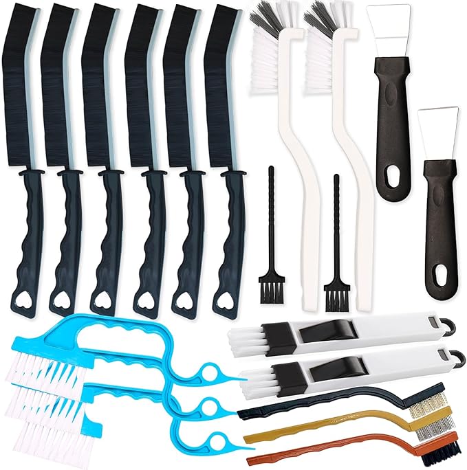 20 PCS Crevice Cleaning Brush Set by Yodamiack