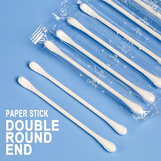 1000 Pack Cotton Swabs, Individually Wrapped Cotton Swab, Individually Wrapped - Image 6