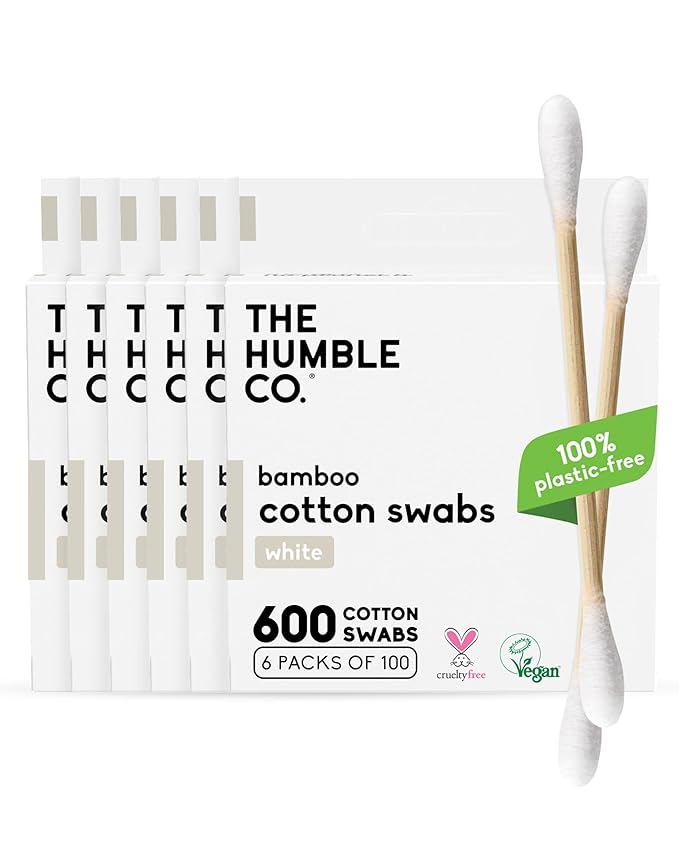 The Humble Co Bamboo Cotton Swabs, Baby Care & Cleaning by TheHumbleCo