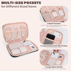 Electronics Organizer Travel Case, Charger Bag Cord Organizer Travel, Compact - Image 2