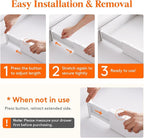 Lifewit 8 Pack 4" High Drawer Dividers 34-56cm/13.5-22" Adjustable Drawer - Image 4