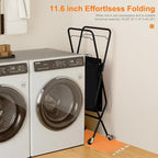 Laundry Basket with Wheels:88L Rolling Laundry Cart Foldable Metal Frame Dirty - Image 4