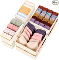 Criusia Underwear Sock Drawer Organizer Dividers 8 Set, Foldable Dresser Closet by Criusia