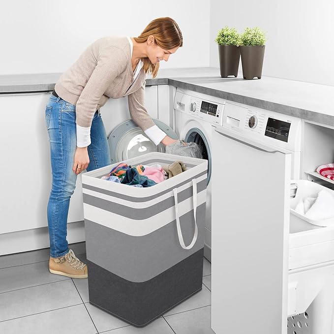 StorageRight Laundry Basket Hamper Large Collapsible Laundry Hamper - Image 6