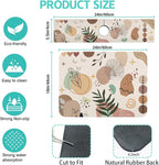 Dish Drying Mat for Kitchen Counter Matt, Super Absorbent Non-slip Rubber Backed - Image 2