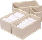 DIOMMELL 6 Pack Foldable Cloth Storage Box Closet Dresser Drawer Organizer - Image 6