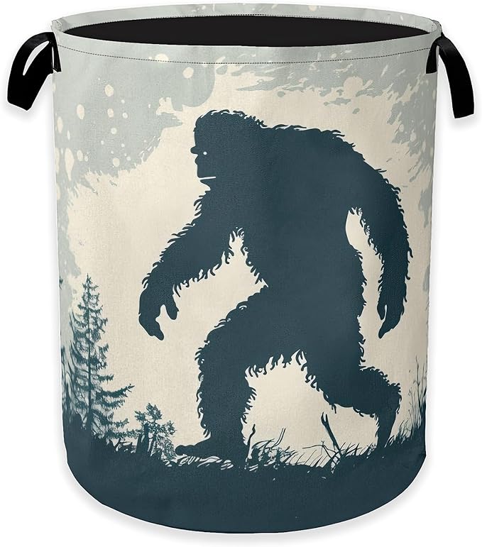 Big Foot Laundry Hamper, Retro Forest Collapsible Laundry Baskets, Waterproof by Unknown