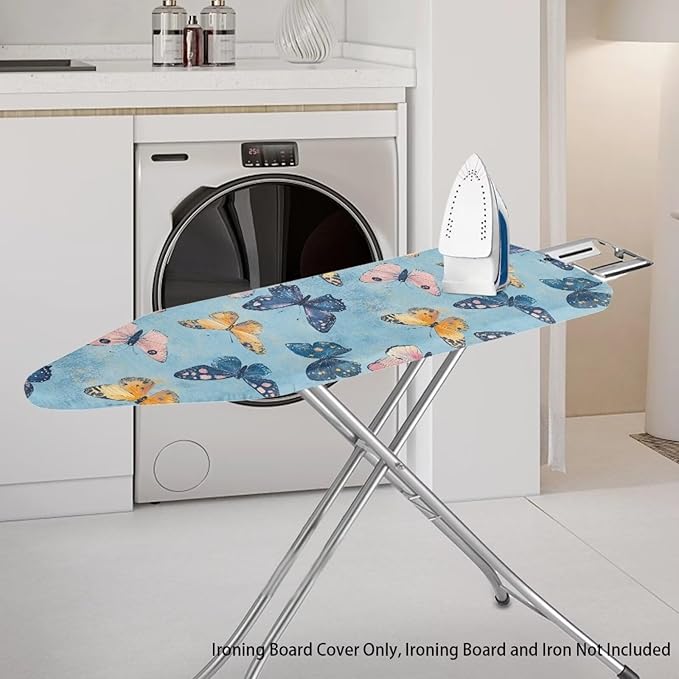 Butterfly Ironing Board Cover Iron Pad Replacement Cover Non-Slip Thick Padding - Image 2