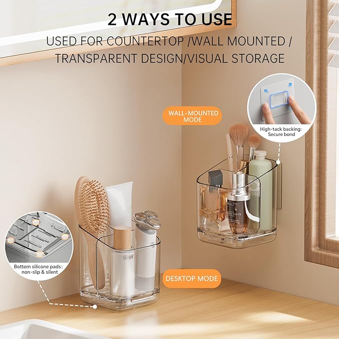Electric Toothbrush Holder，Toothbrush and Toothpaste Holder - Image 2