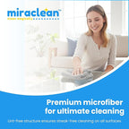 Microfiber Cleaning Cloth Grey 12 Pack Premium Microfiber Towels - Image 2