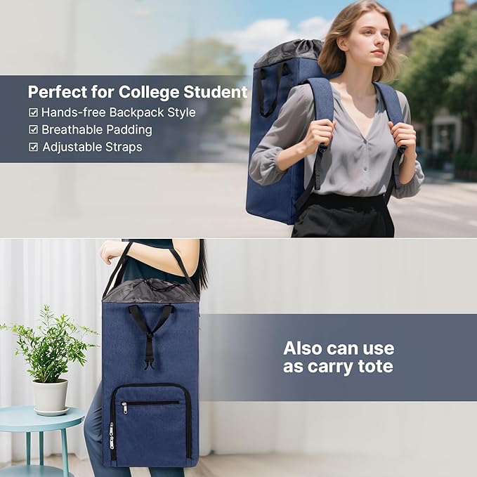 Bukere Laundry Backpack for College Students Dorm Essentials, Extra Large 90L - Image 4