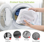 OTraki 2Pcs Small Laundry Bags 10x12 Inch Delicates Lingerie Bags Mesh Wash - Image 7