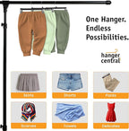 Hanger Central 30 Pack Pants Hangers – 10 Inch Slim Plastic Clothes Hangers - Image 6