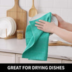 Homaxy 100% Cotton Terry Kitchen Dish Cloths, Ultra Soft and Absorbent Dish - Image 4