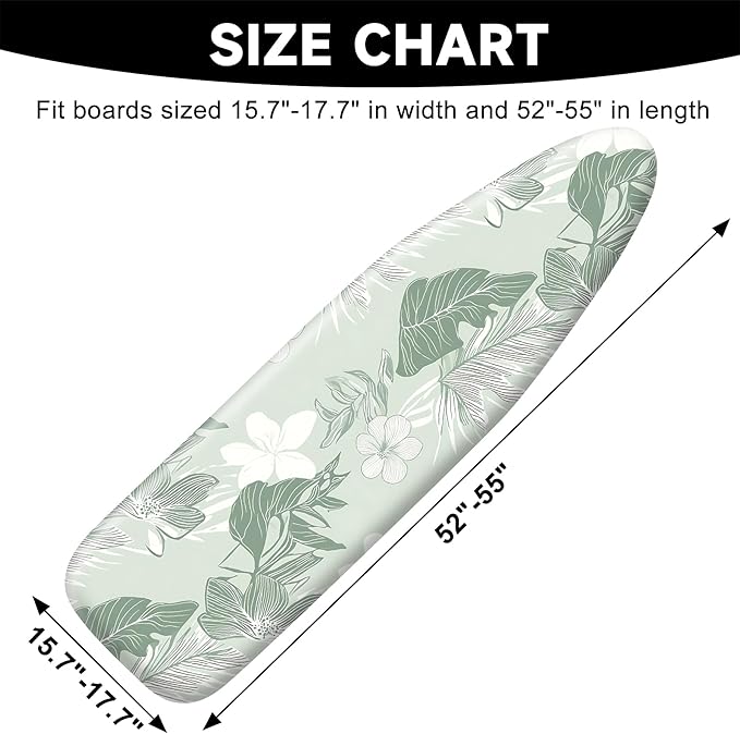 Quick Install Ironing Board Cover 17" x 55" Ironing Board Cover - Image 2