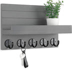 Key Holder for Wall, Decorative Key and Mail Holder by Lwenki