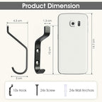 GlazieVault Coat Hooks Wall – Door Hooks - Image 2