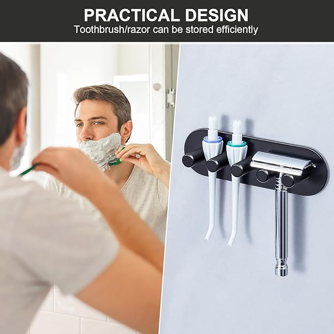 Electric Toothbrush Head Holder, Toothbrush Holders Wall Mounted, Adhesive - Image 7