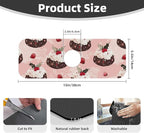 Faucet Draining Mat For Kitchen Sink, Cream Puddings Diatom Mud Absorbent Drain - Image 2