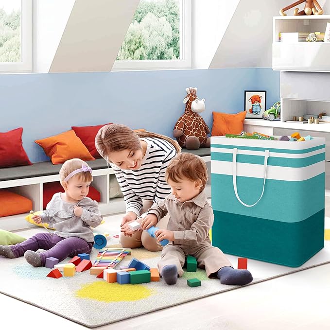 StorageRight Large Collapsible Laundry Basket Hamper - Image 7