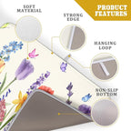 Spring Floral Dish Drying Mat for Kitchen Counter 18x24 Inch Spring Flowers - Image 4