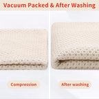 Homaxy 100% Cotton Waffle Weave Kitchen Dish Towels, Ultra Soft Absorbent Quick - Image 7