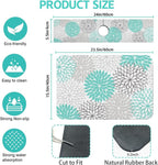 Dish Drying Mat for Kitchen Counter Matt, Super Absorbent Non-slip Rubber Backed - Image 2