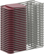 Flash Furniture Hercules Series Plastic Folding Chair - Red - 650LB Weight Capacity Comfortable Event Chair - Lightweight Folding Chair - Image 17